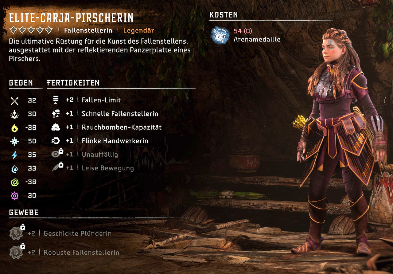 Horizon Forbidden West Legendäre Outfits www.beastieguides.de