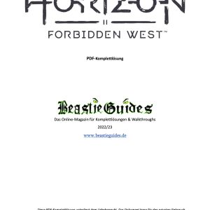 Horizon Forbidden West Complete Edition - PDF-Lösungsbuch