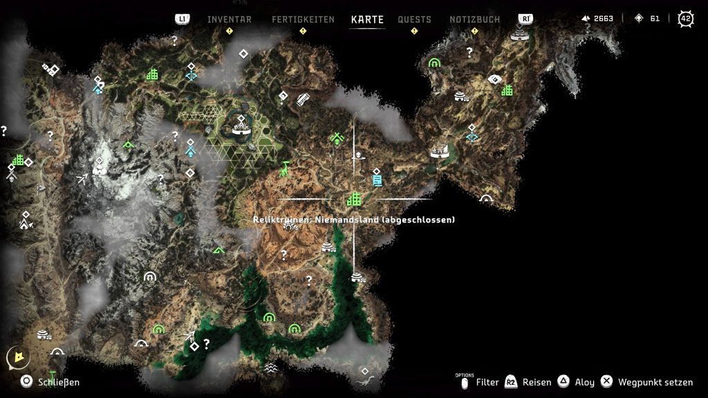 Horizon Forbidden West Reliktruine im Niemandsland (Level 10) www