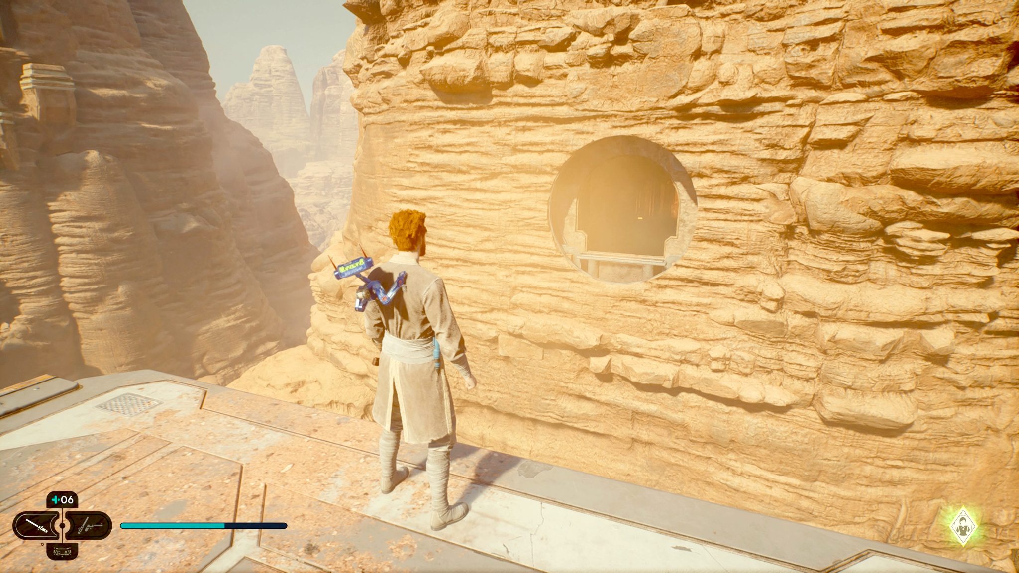 Star Wars Jedi Survivor Jedha Stürmischer Tafelberg, Das Rätsel im Grab von Uhrma und