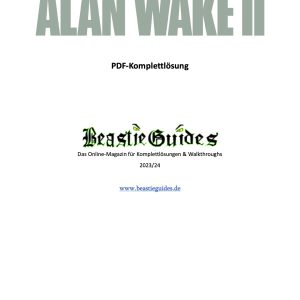 Das Lösungsbuch zu Alan Wake 2 im PDF-Format