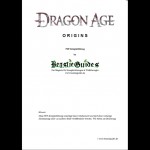 Dragon Age: Origins - PDF-Lösung